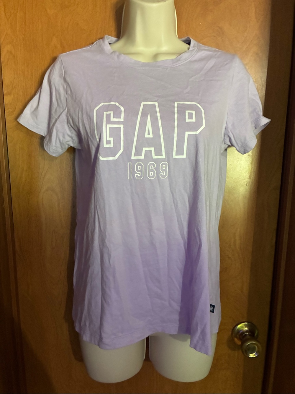 GAP Lavender Logo Tee - Women's Short Sleeve Top